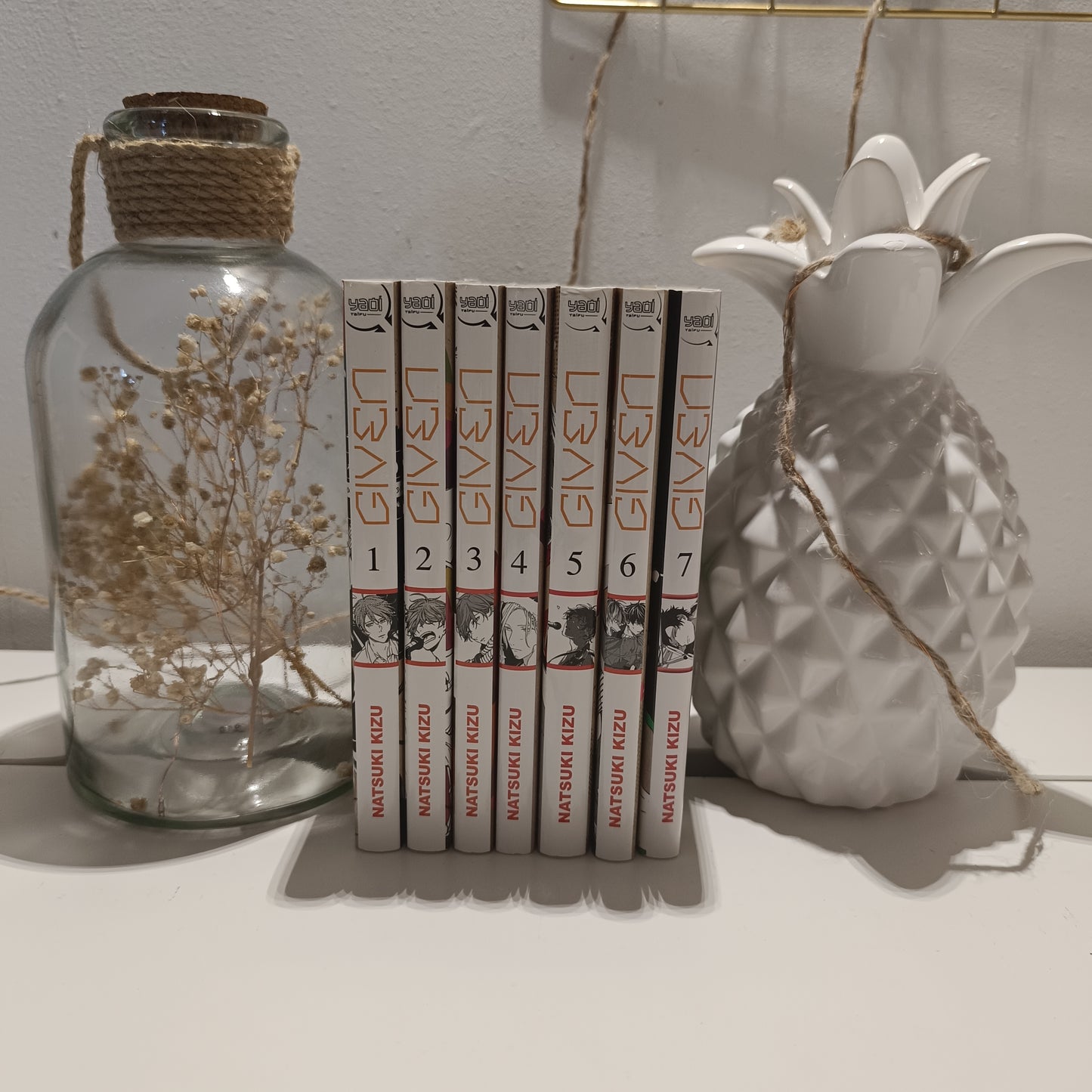 Manga given tomes 1 Ă 7