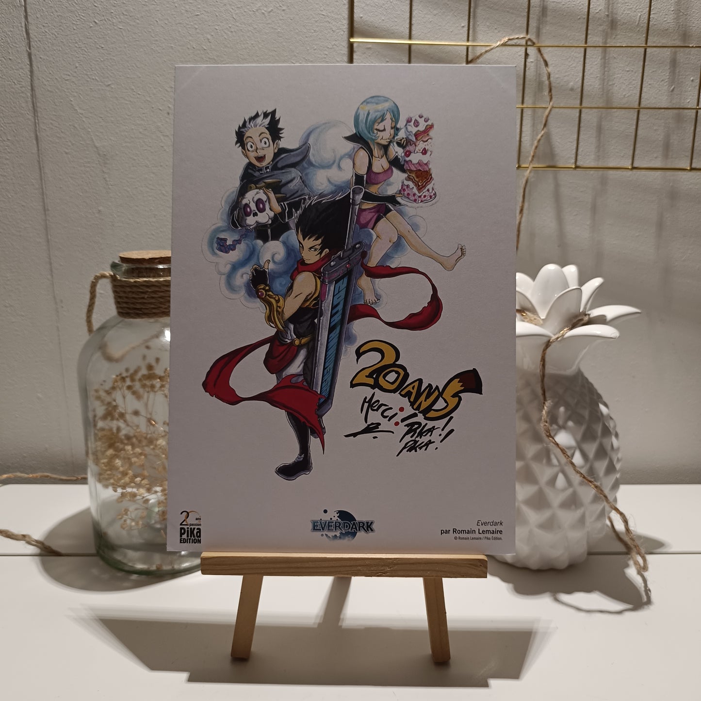 Ex-libris manga everdark 20 ans Pika