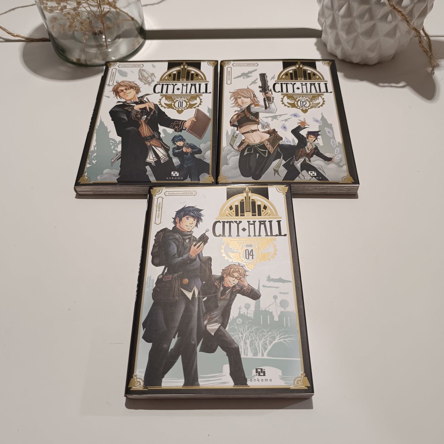 Manga city hall tomes 1/2 et 4