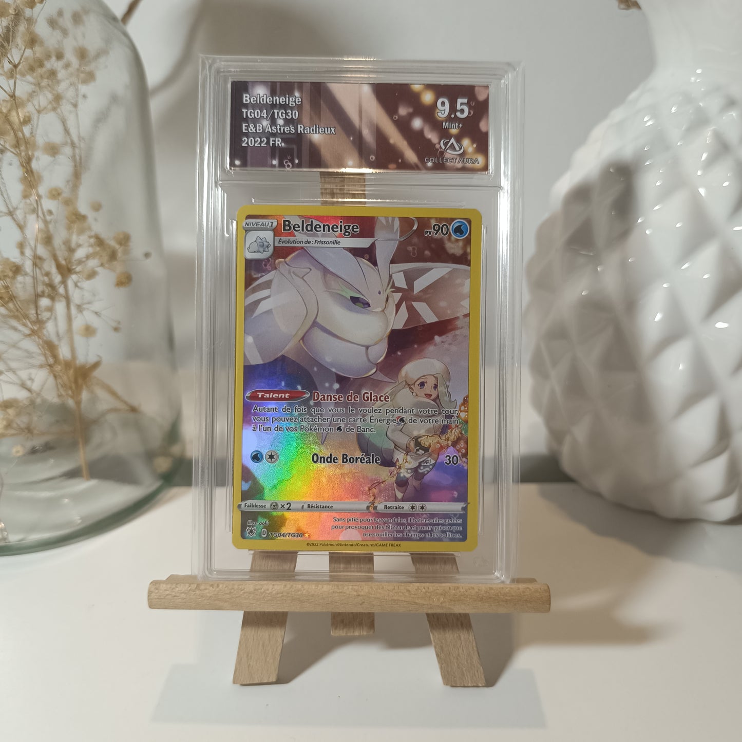 Pokémon - Carte Beldeneige Astres radieux - Collectaura 9.5 ( Mint+ )