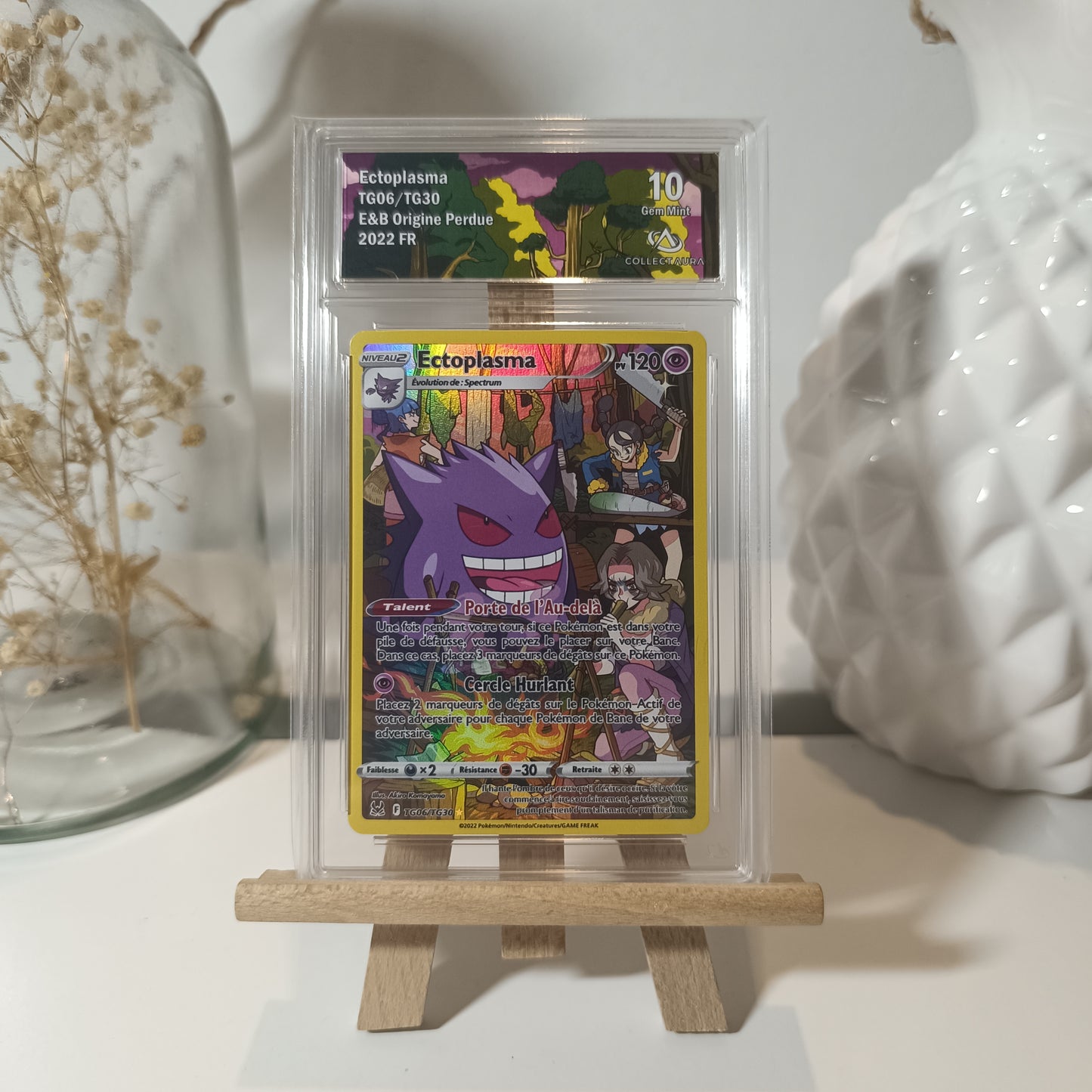 Pokémon - Carte Ectoplasma Origine perdue - Collectaura 10 ( Gem Mint )