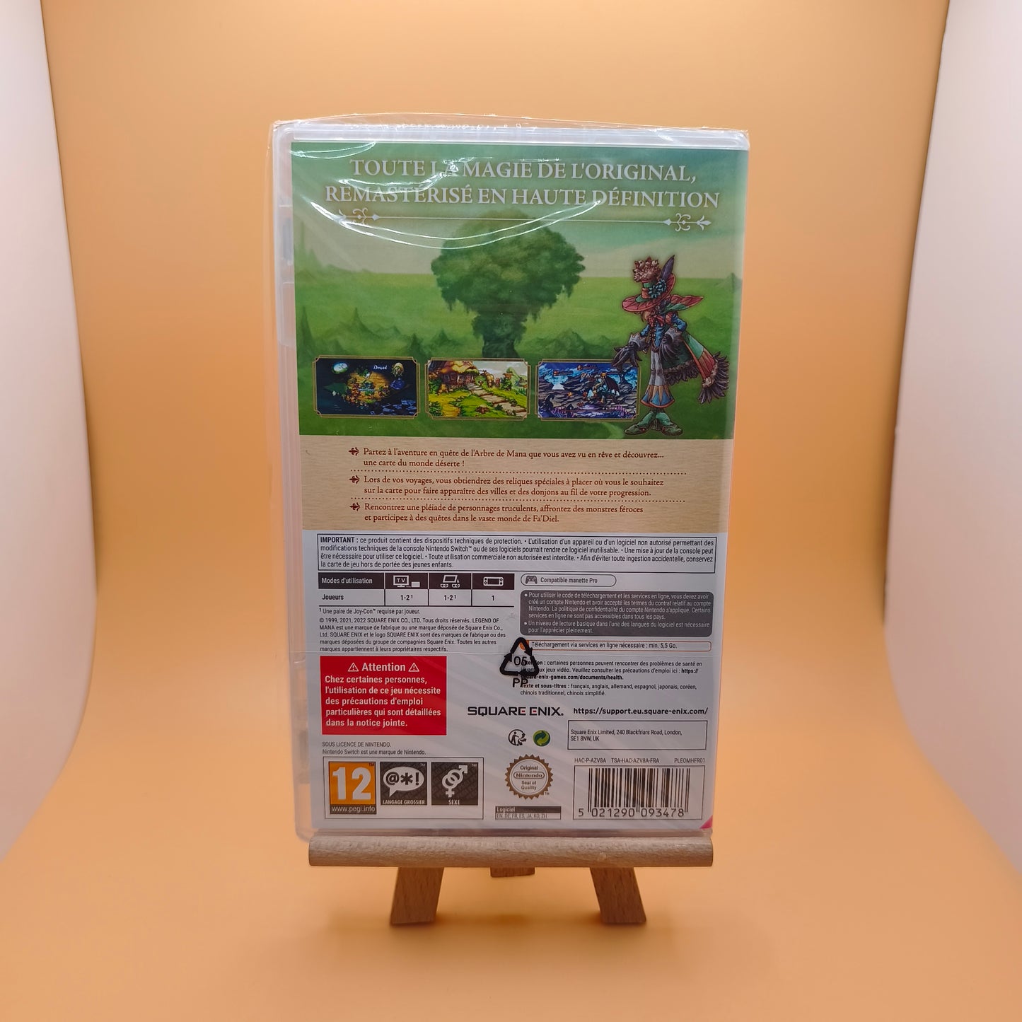 Switch - Jeu legend of mana ( code de téléchargement )