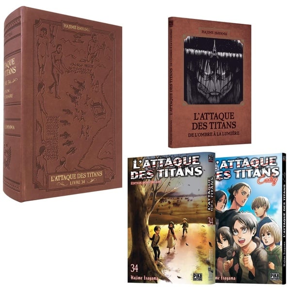 Manga - L'Attaque des Titans - Tome 34 Coffret Collector