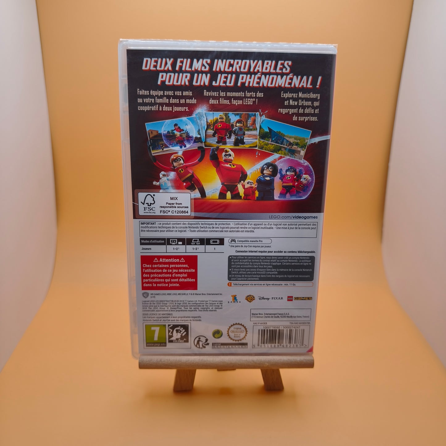 Switch - Jeu lego les indestructibles ( code de téléchargement )