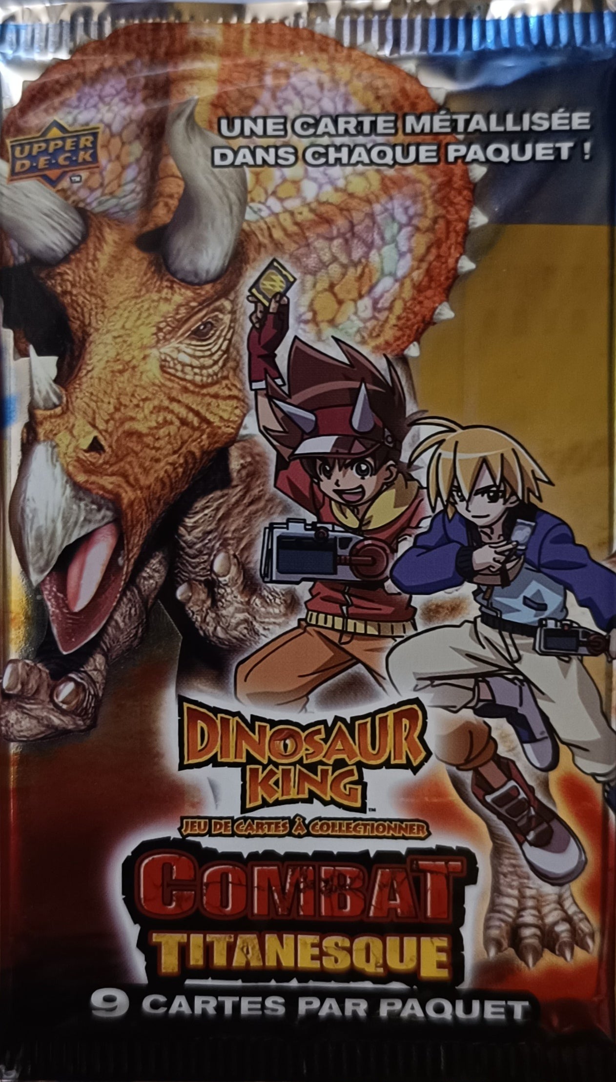 Dinosaur king - Booster de 9 cartes - Combat Titanesque