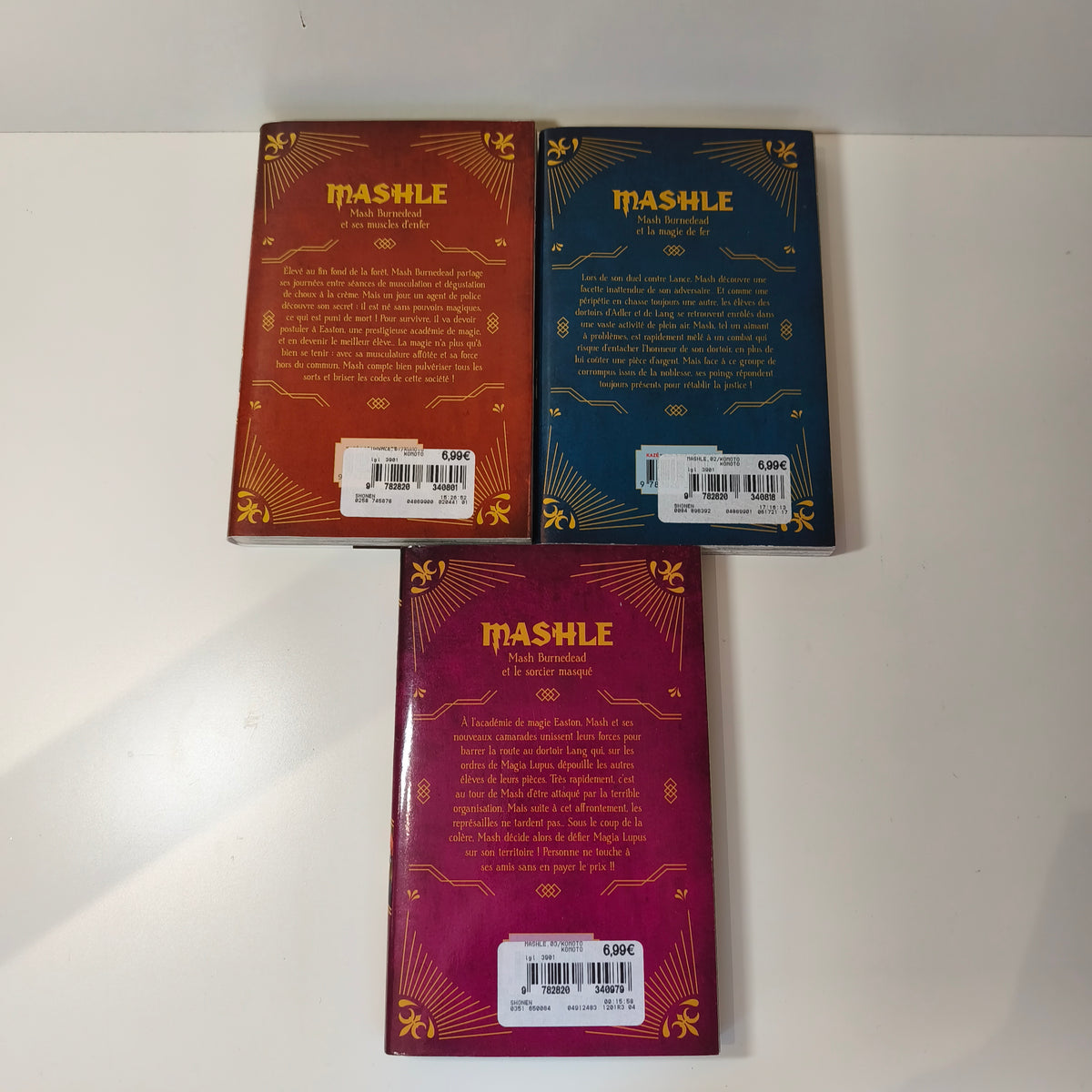 Manga - mashle - Tomes 1 à 3