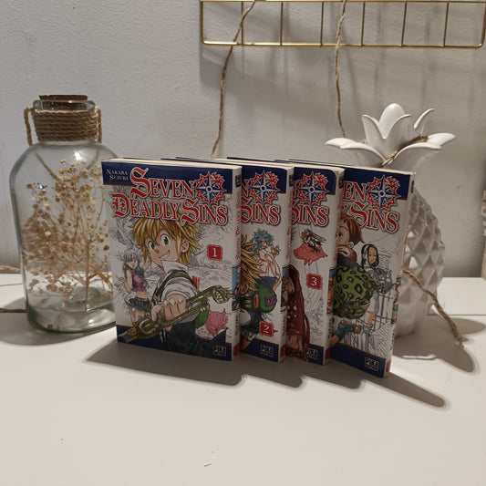 Manga seven deadly sins tomes 1 à 4