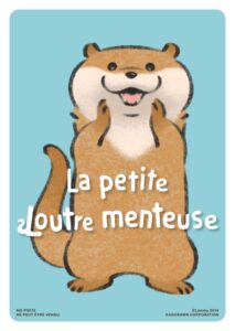 Carte Noeve Grafx - Manga la petite loutre menteuse - NG-PR076-LPLM
