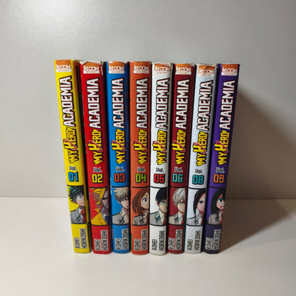 Manga - my héro Academia - Tomes 1 à 6 + 8 et 9