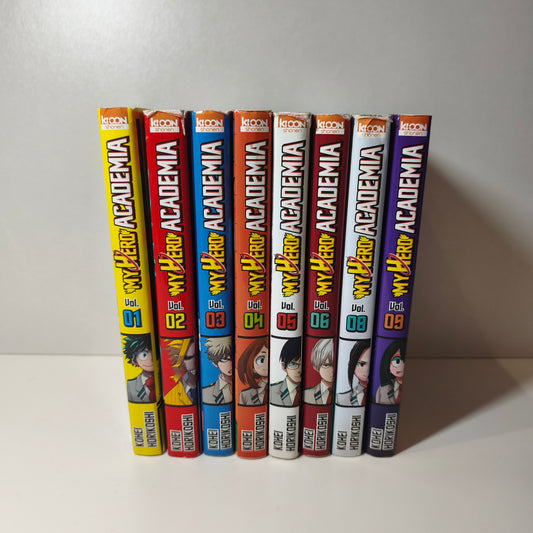 Manga - my héro Academia - Tomes 1 à 6 + 8 et 9