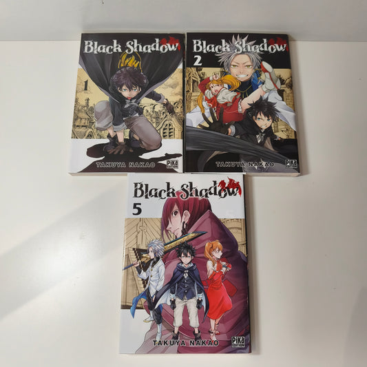 Manga - Black Shadow - Tomes 1/2 et 5