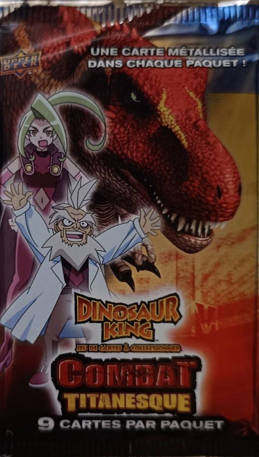 Dinosaur king - Booster de 9 cartes - Combat Titanesque