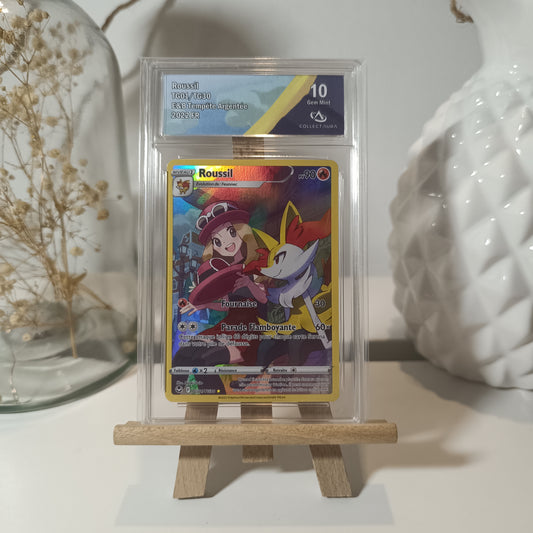 Pokémon - Carte Roussil tempête argentée - Collectaura 10 ( Gem Mint )
