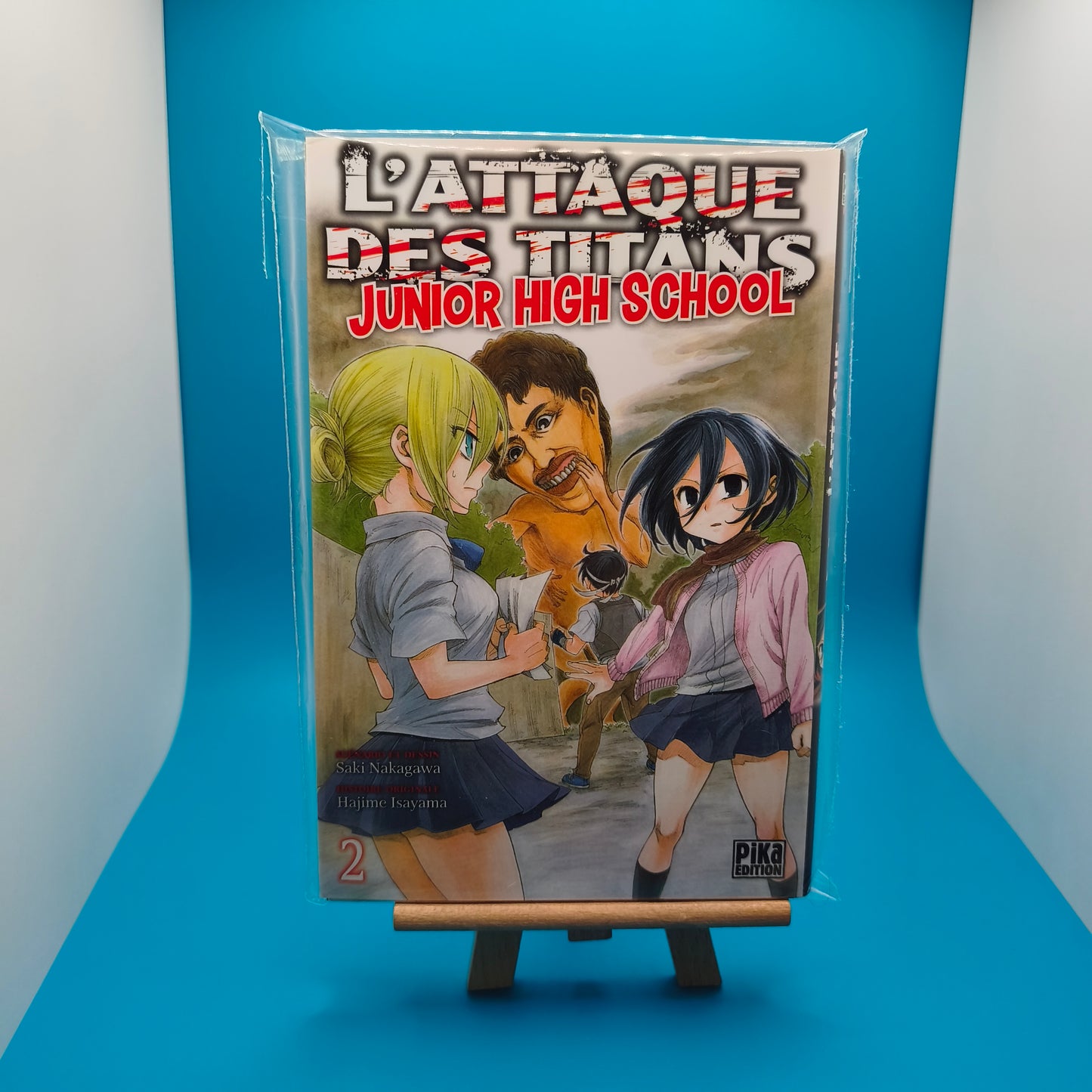Manga - l'attaque des titans junior high school - Tome 2