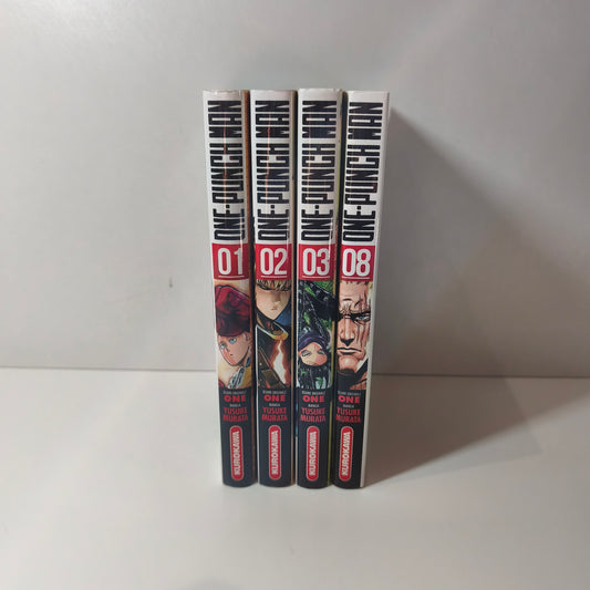 Manga - one punch man - Tomes 1/2/3 et 8