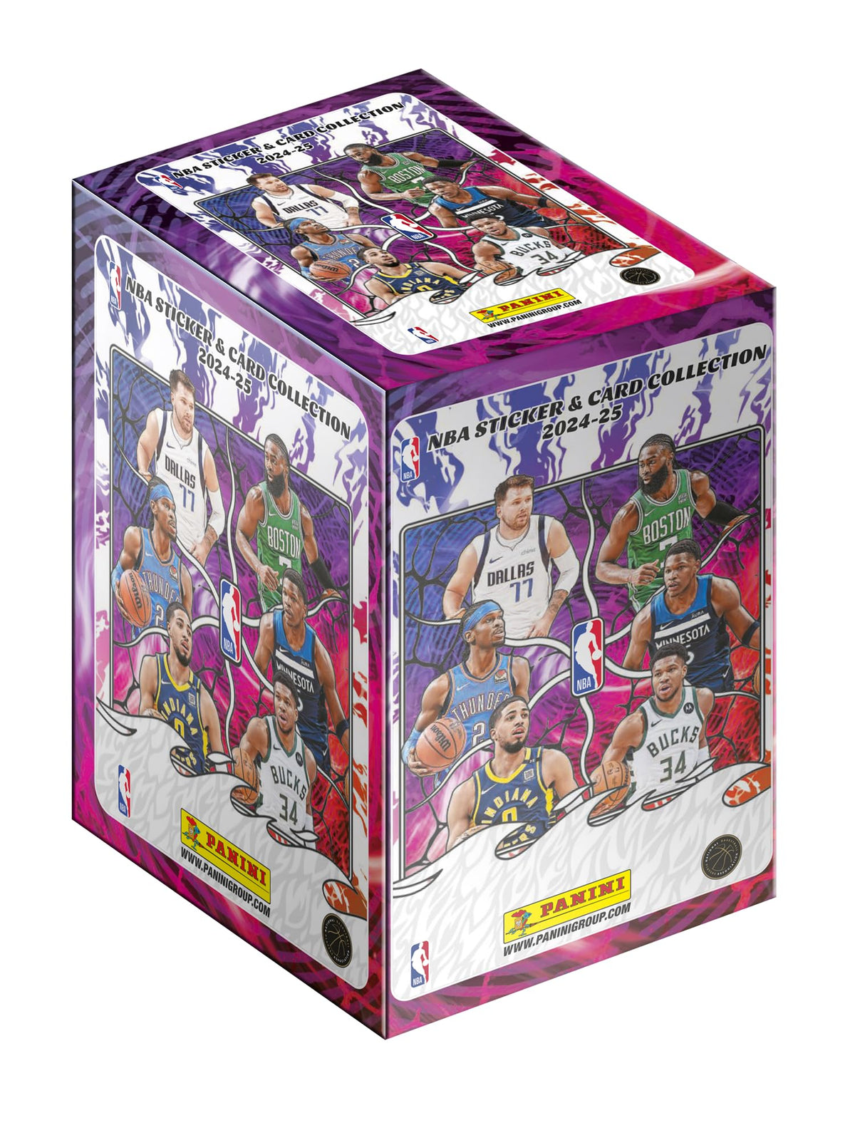 Panini Stickers NBA 2024-2025 boîte de 50 pochettes de 5 Stickers