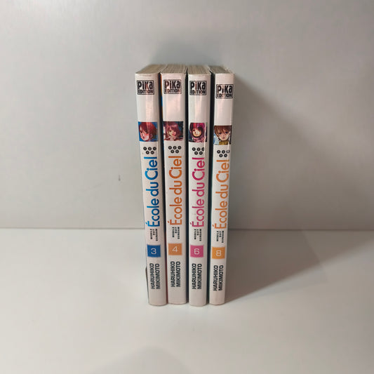 Manga - École du ciel - Tomes 3/4/6 et 8