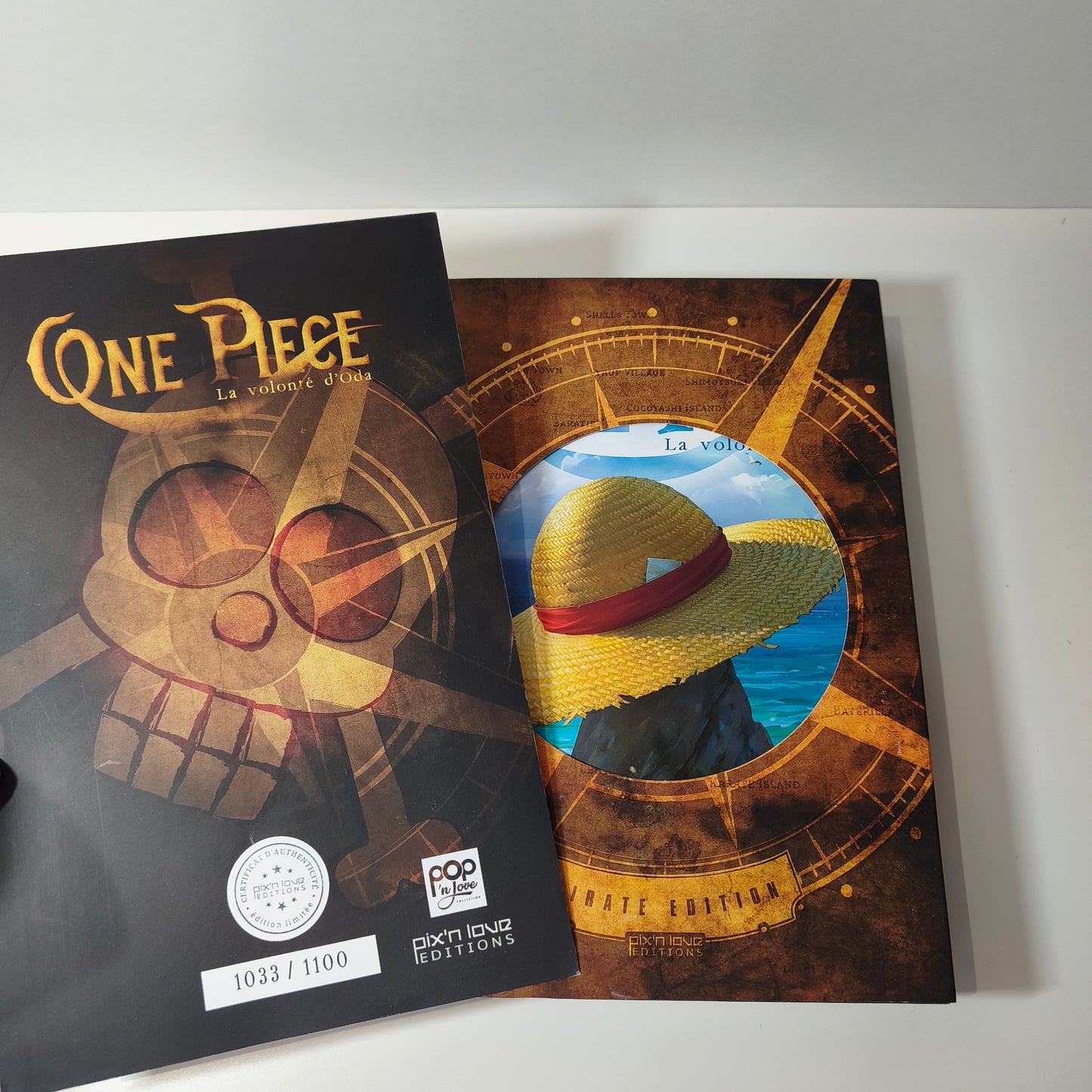 Manga - One piece la volonté d'Oda - Version collector numéroté 1033/1100