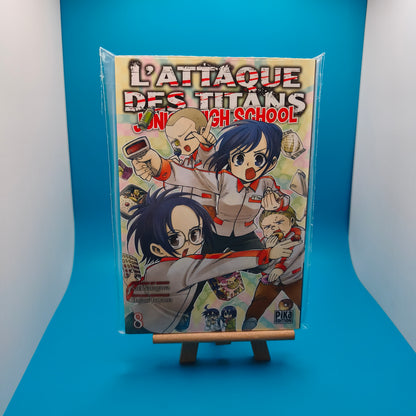 Manga - l'attaque des titans junior high school - Tome 8