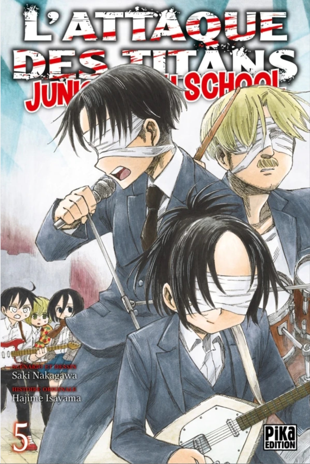 Manga - l'attaque des titans junior high school - Tome 5