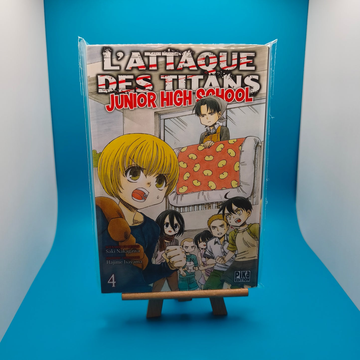 Manga - l'attaque des titans junior high school - Tome 4