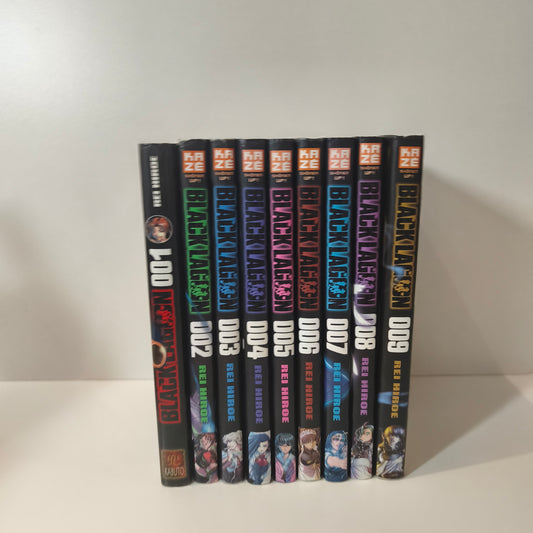 Manga Black Lagoon tomes 1 à 9