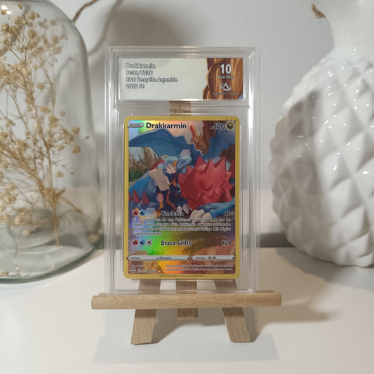 Pokémon - Carte Drakkarmin tempête argentée - Collectaura 10 ( Gem Mint )