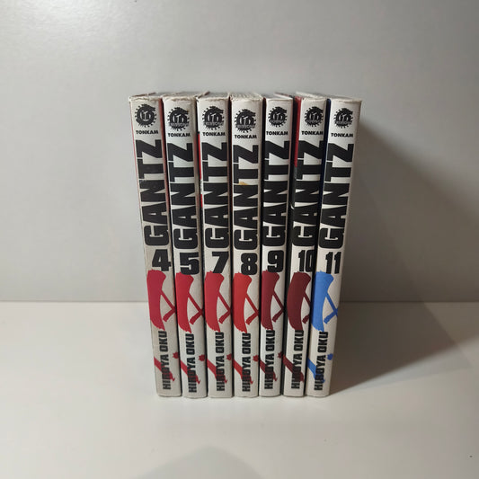 Manga - Gantz - Tomes 4/5/7/8/9/10 et 11
