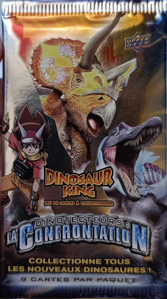 Dinosaur king - booster de 9 cartes - Dinotecteurs la confrontation