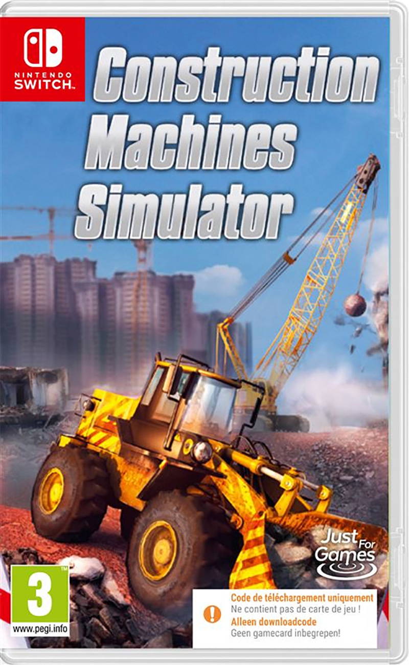 Switch - Jeu Construction machine simulator (Code de téléchargement )