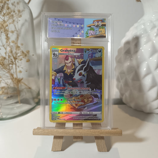 Pokémon - Carte Grahyena Astres radieux - Collectaura 9.5 ( Mint+ )