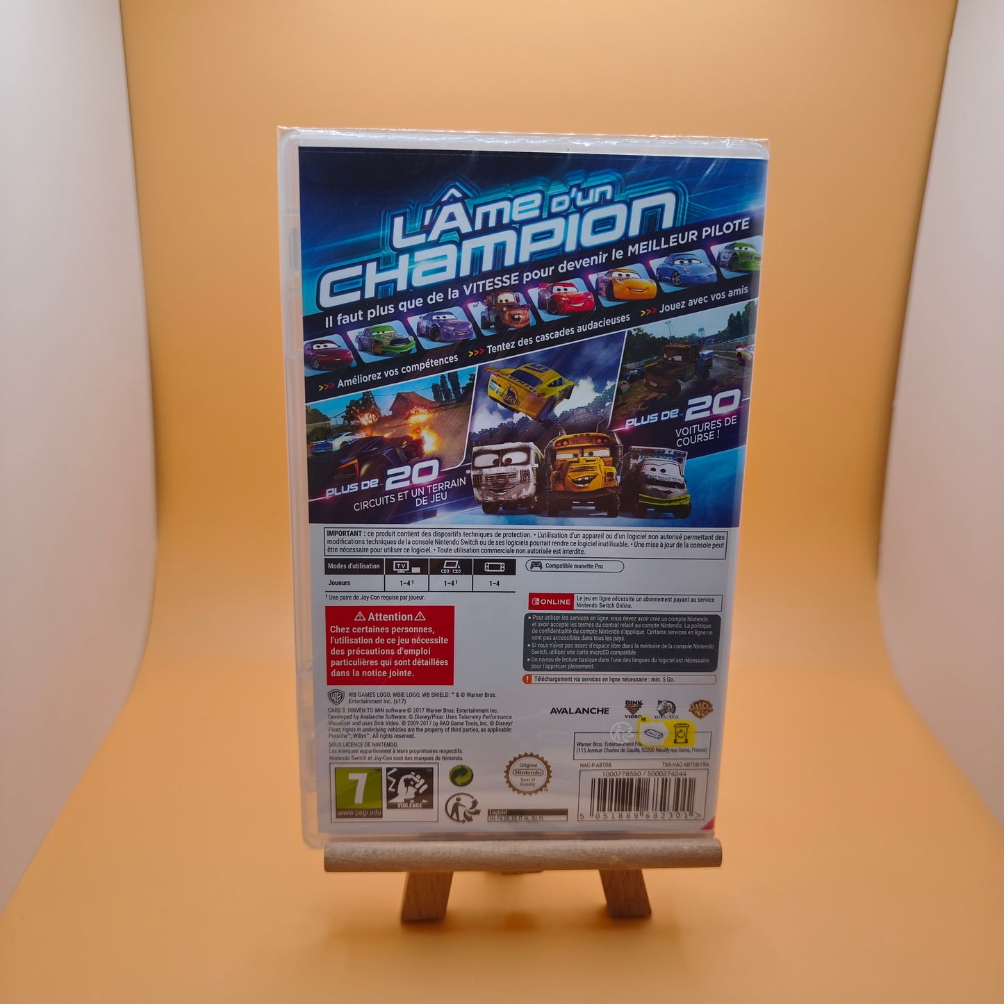 Switch - Jeu Cars 3 course vers la victoire ( code de téléchargement )