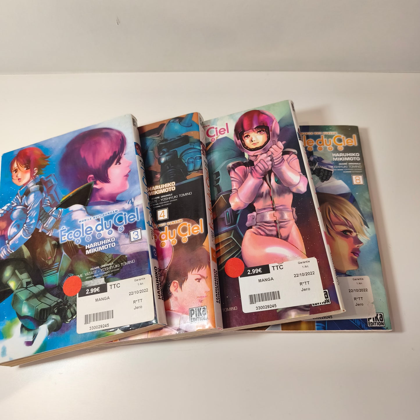 Manga - École du ciel - Tomes 3/4/6 et 8