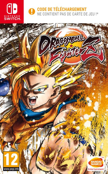 Switch - Jeu Dragon ball fighter Z ( code de téléchargement )