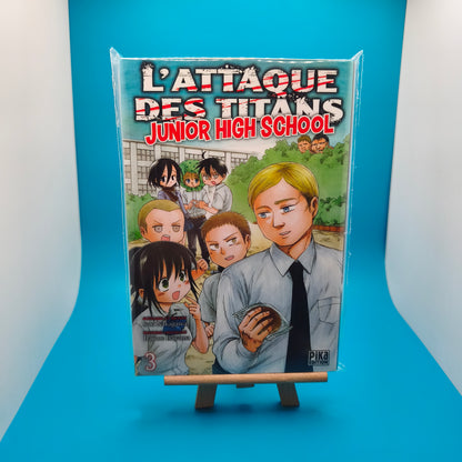 Manga - l'attaque des titans junior high school - Tome 3