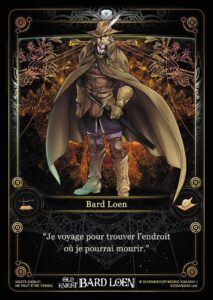 Carte Noeve Grafx - Manga The old knight bard loen - NG075-OKBL01