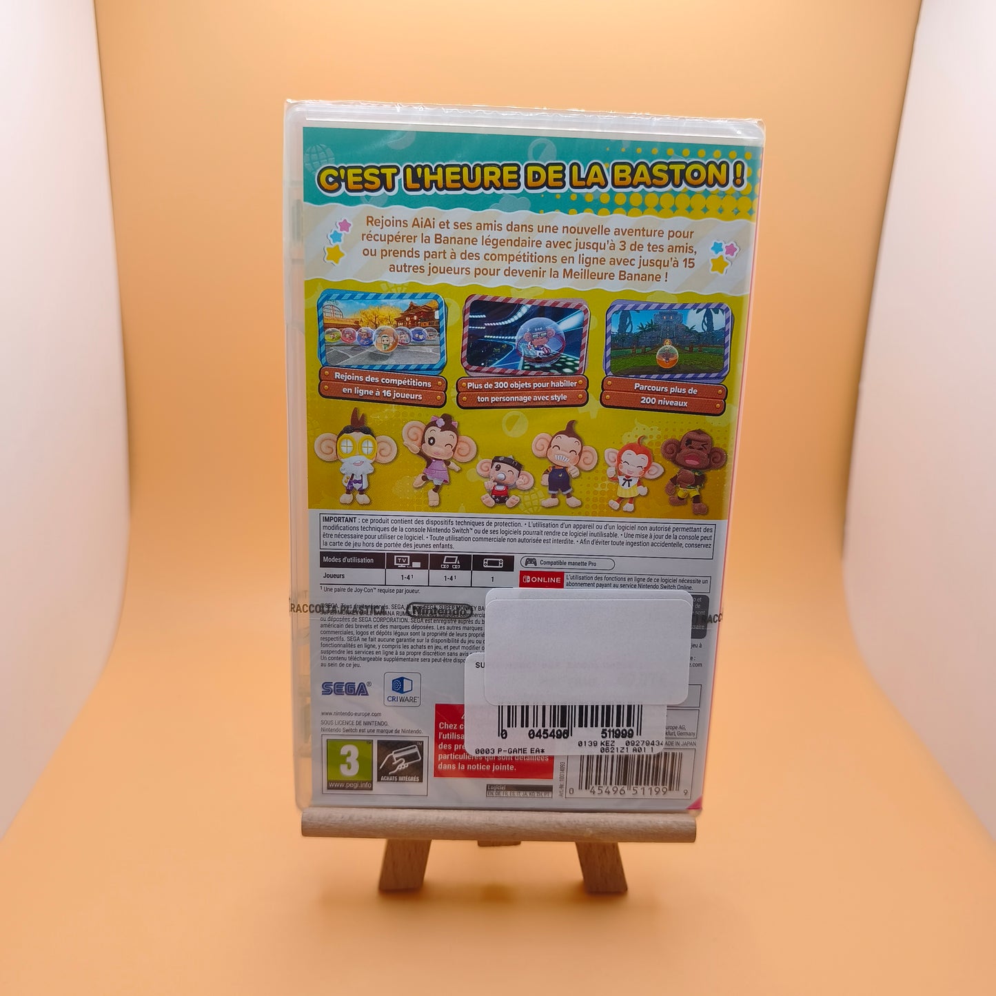 Switch - Jeu super monkey ball banana rumble