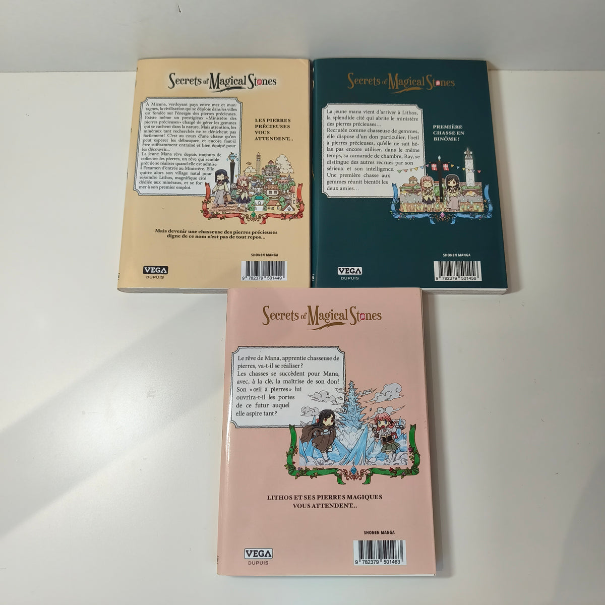 Manga - Secrets of magical stones  - Tomes 1 à 3
