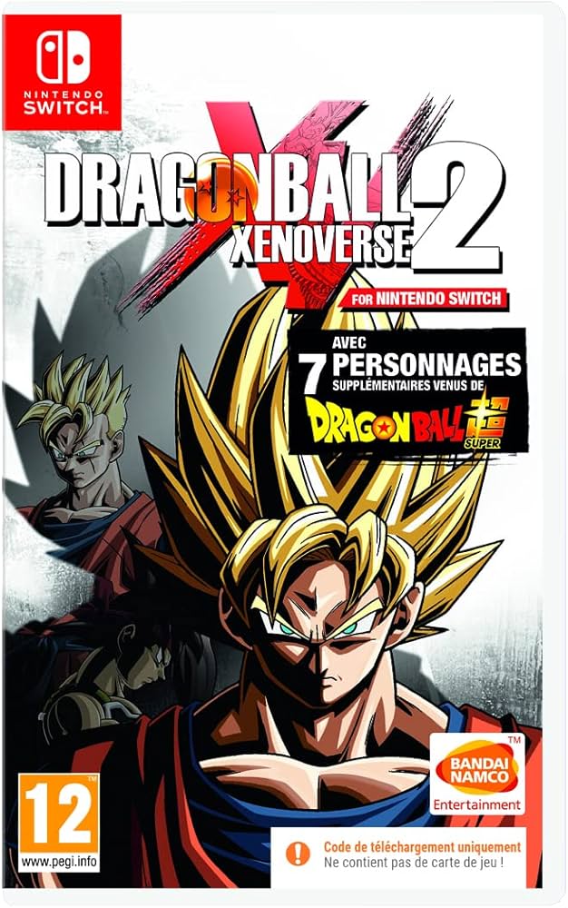 Switch - Jeu Dragon ball xenoverse 2 (Code de téléchargement )