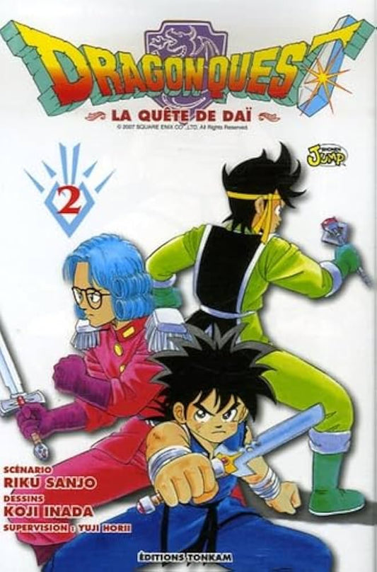 Manga - Dragon quest la quête de Daï - Tome 2