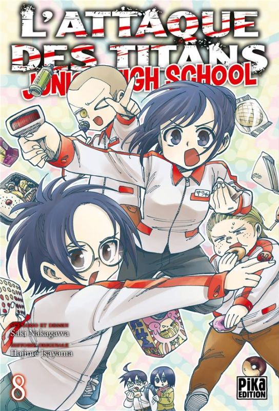 Manga - l'attaque des titans junior high school - Tome 8
