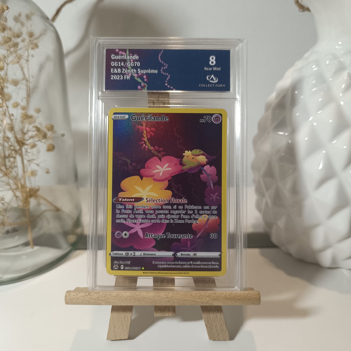 Pokémon - Carte Guérilande zenith suprême - Collectaura 8 ( Near Mint )