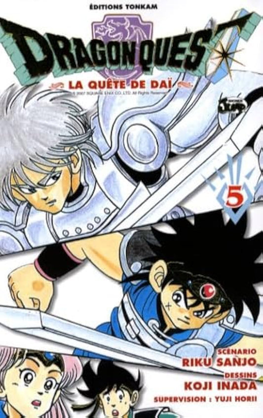 Manga - Dragon quest la quête de Daï - Tome 5
