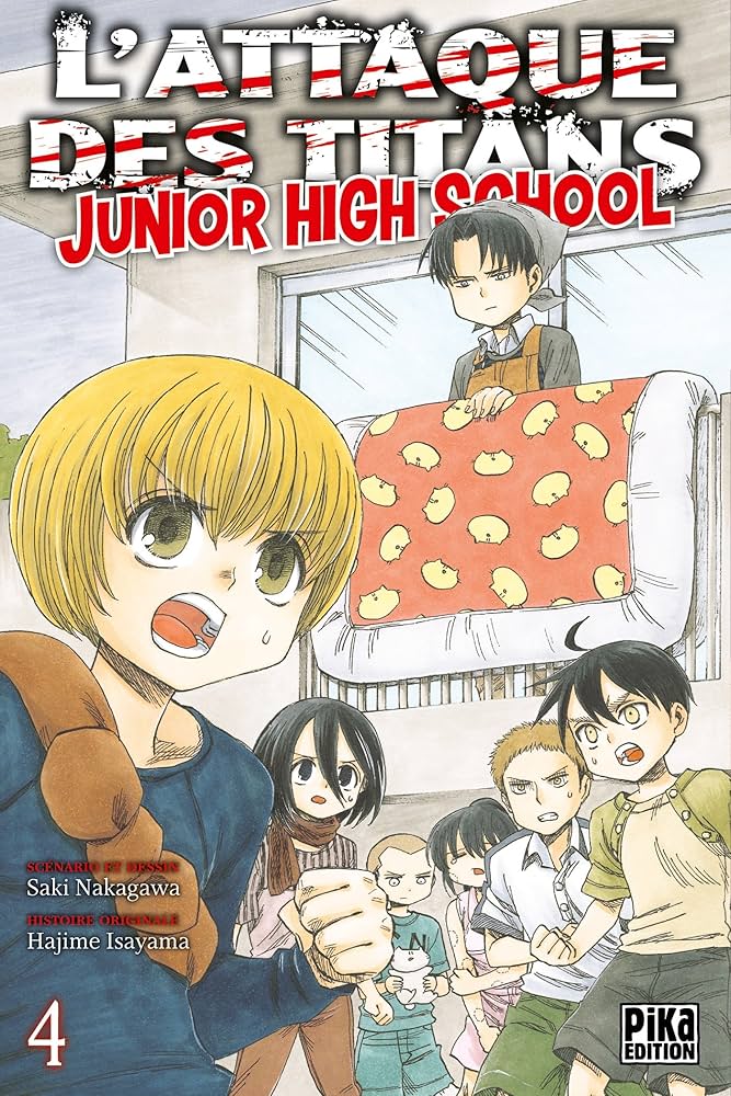 Manga - l'attaque des titans junior high school - Tome 4