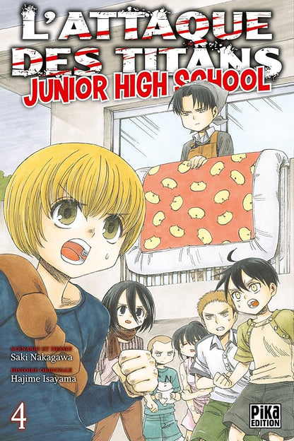 Manga - l'attaque des titans junior high school - Tome 4