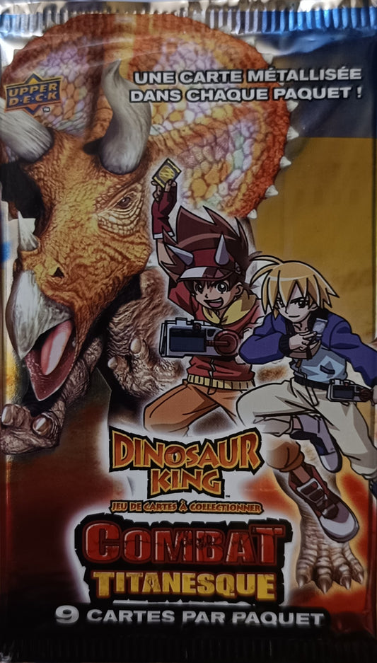 Dinosaur king - Booster de 9 cartes - Combat Titanesque