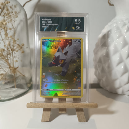 Pokémon - Carte Medhyèna zenith suprême - Collectaura 9.5 ( Mint+ )