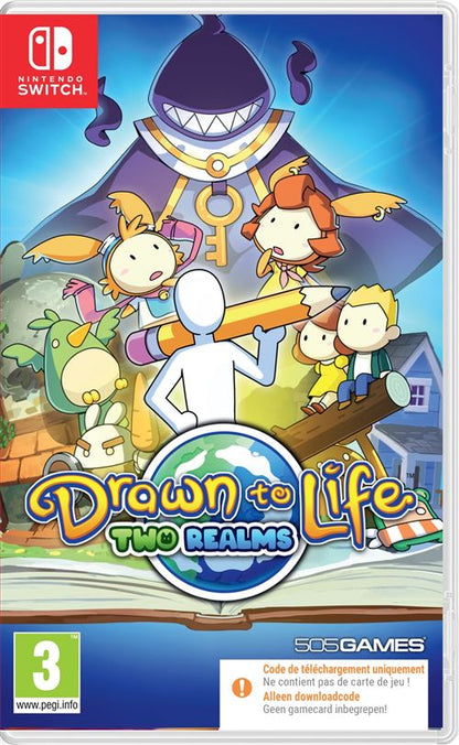 Switch - Jeu Drawn to life two realms ( code de téléchargement )
