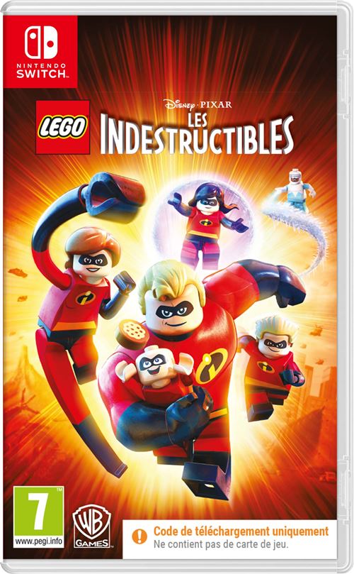 Switch - Jeu lego les indestructibles ( code de téléchargement )